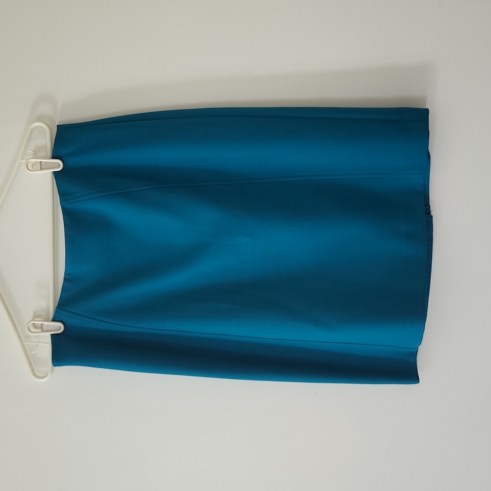Teal pencil skirt